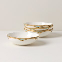 Lenox Premium British Colonial Bamboo Fruit Bowls, Set of 4