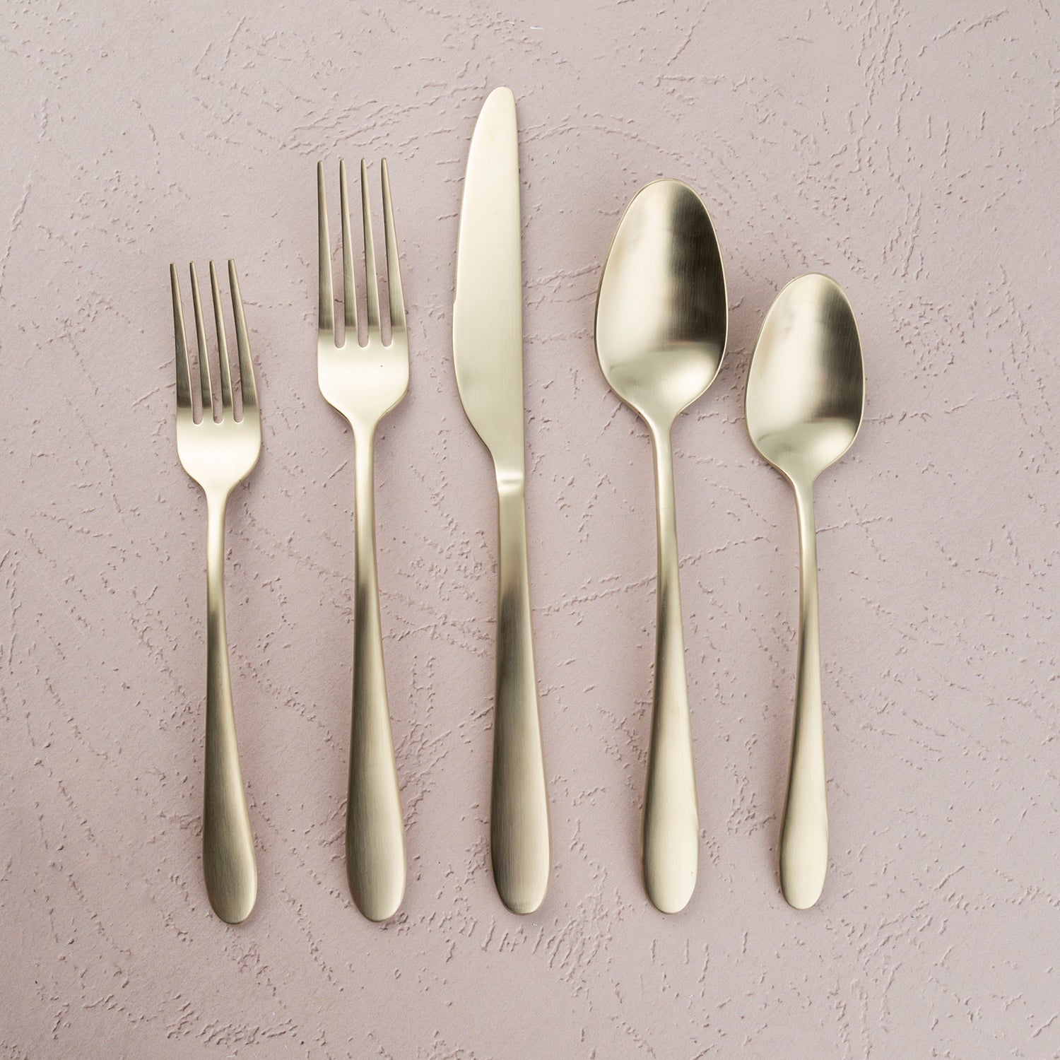 Lenox Premium Poet Champagne Satin 20-Piece Flatware Set - Image 2