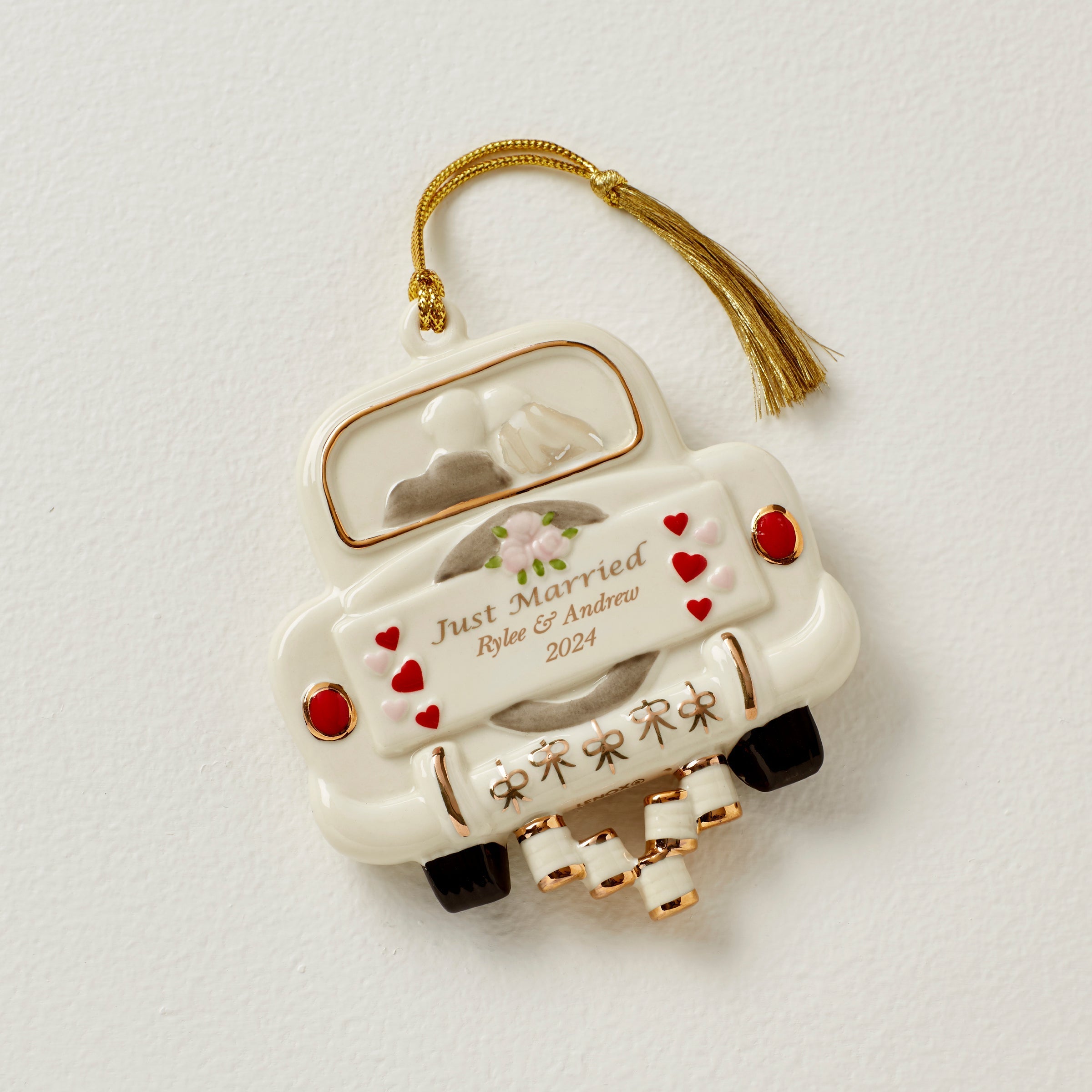 Lenox Premium Personalized Just Married Ornament