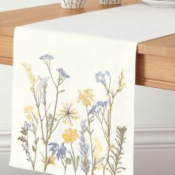 Lenox Premium Wildflowers Border 14x90 Table Runner