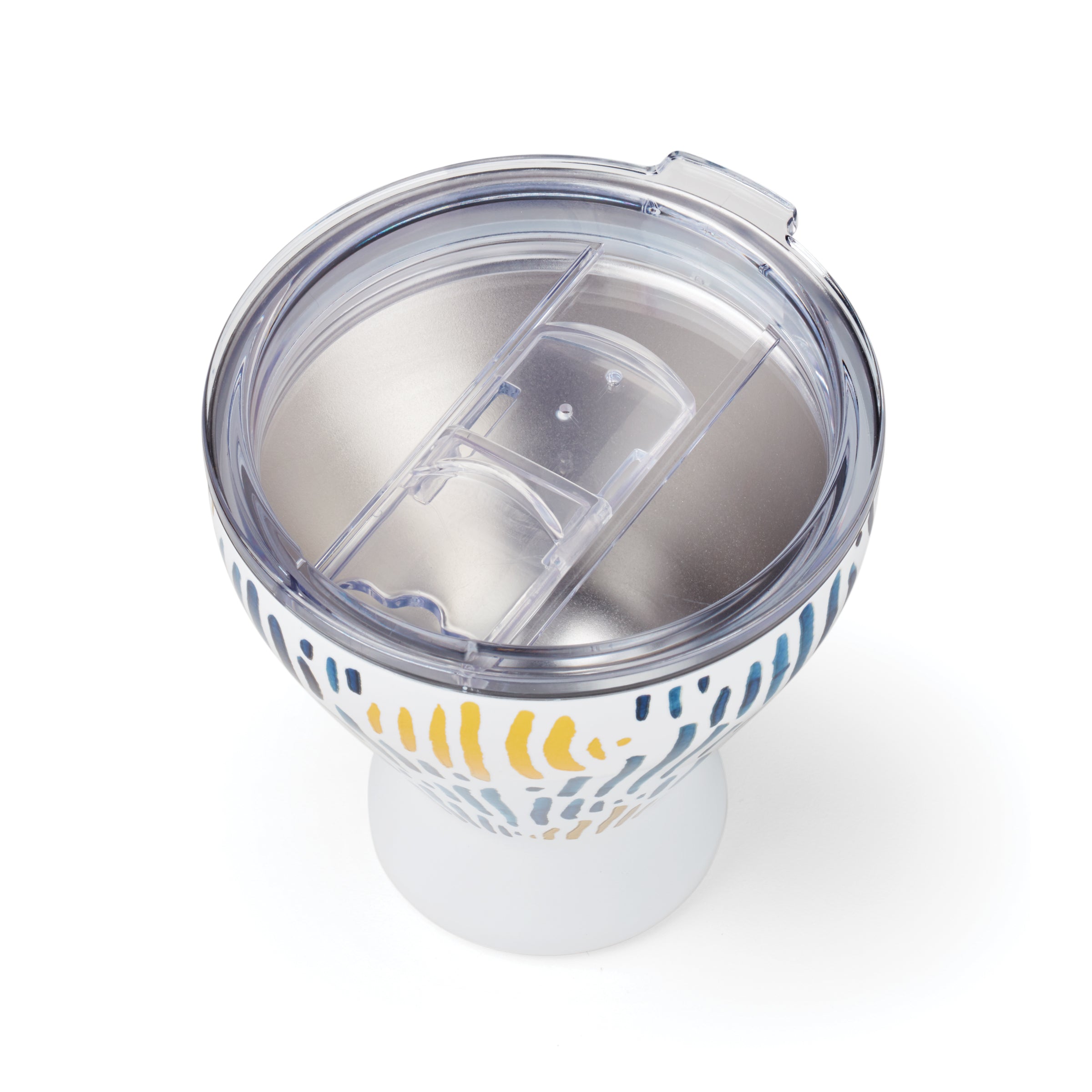 Lenox Premium Blue Bay Ikat Stainless Steel Cocktail Tumbler - Image 3