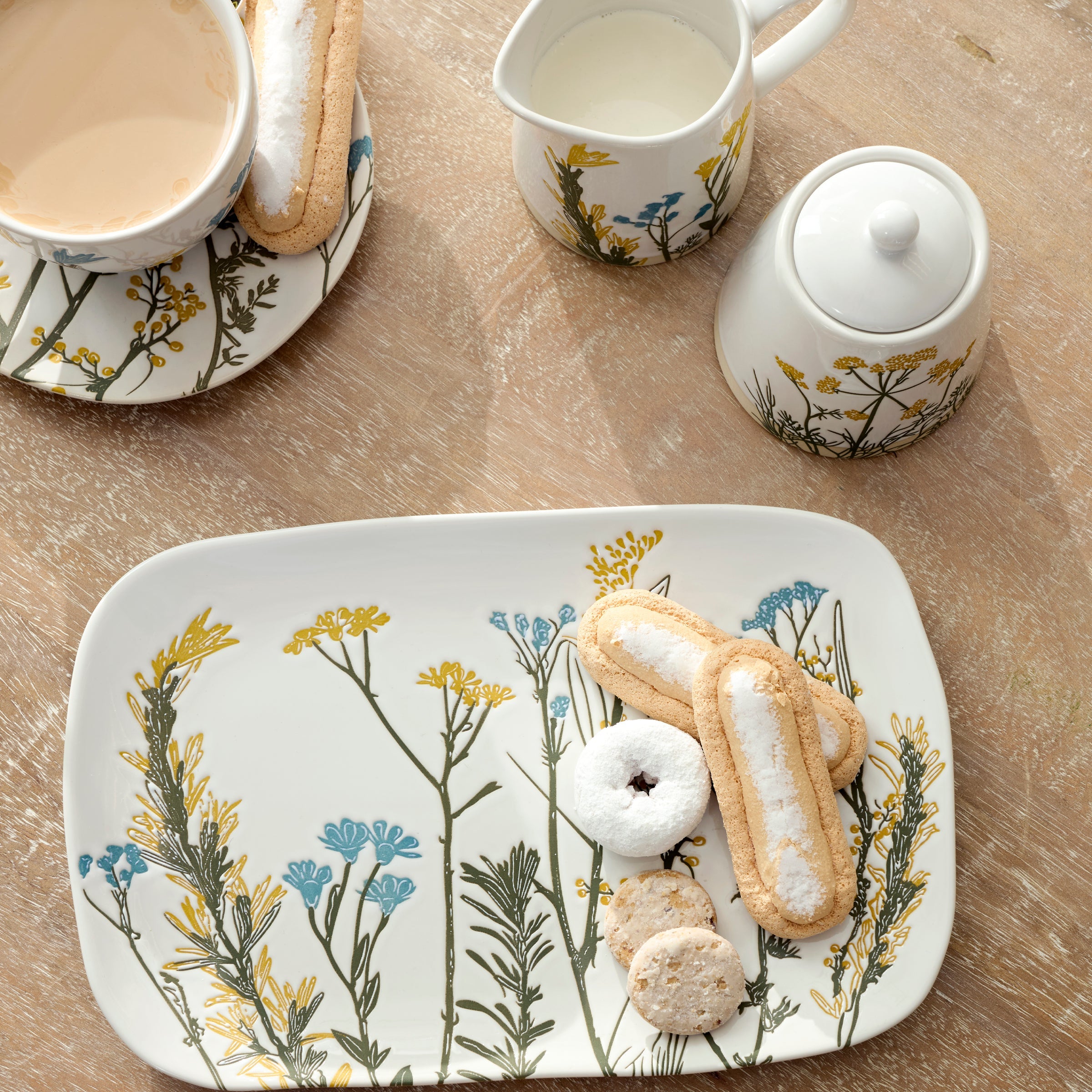 Lenox Premium Wildflowers Sugar & Creamer Set - Image 6