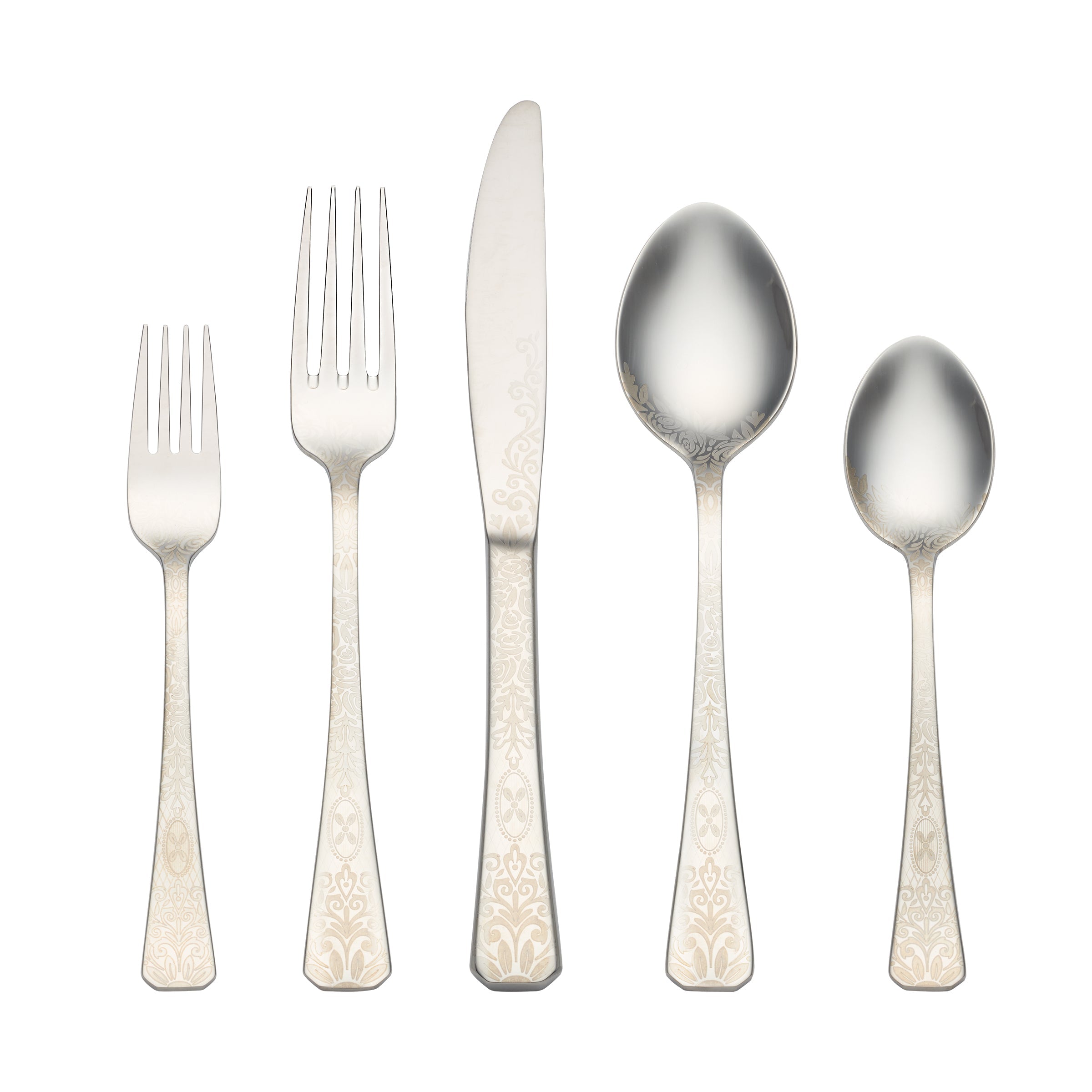 Lenox Premium Floral Etch 5-Piece Place Setting