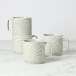 Lenox Premium Modulus Vapor Mugs, Set of 4