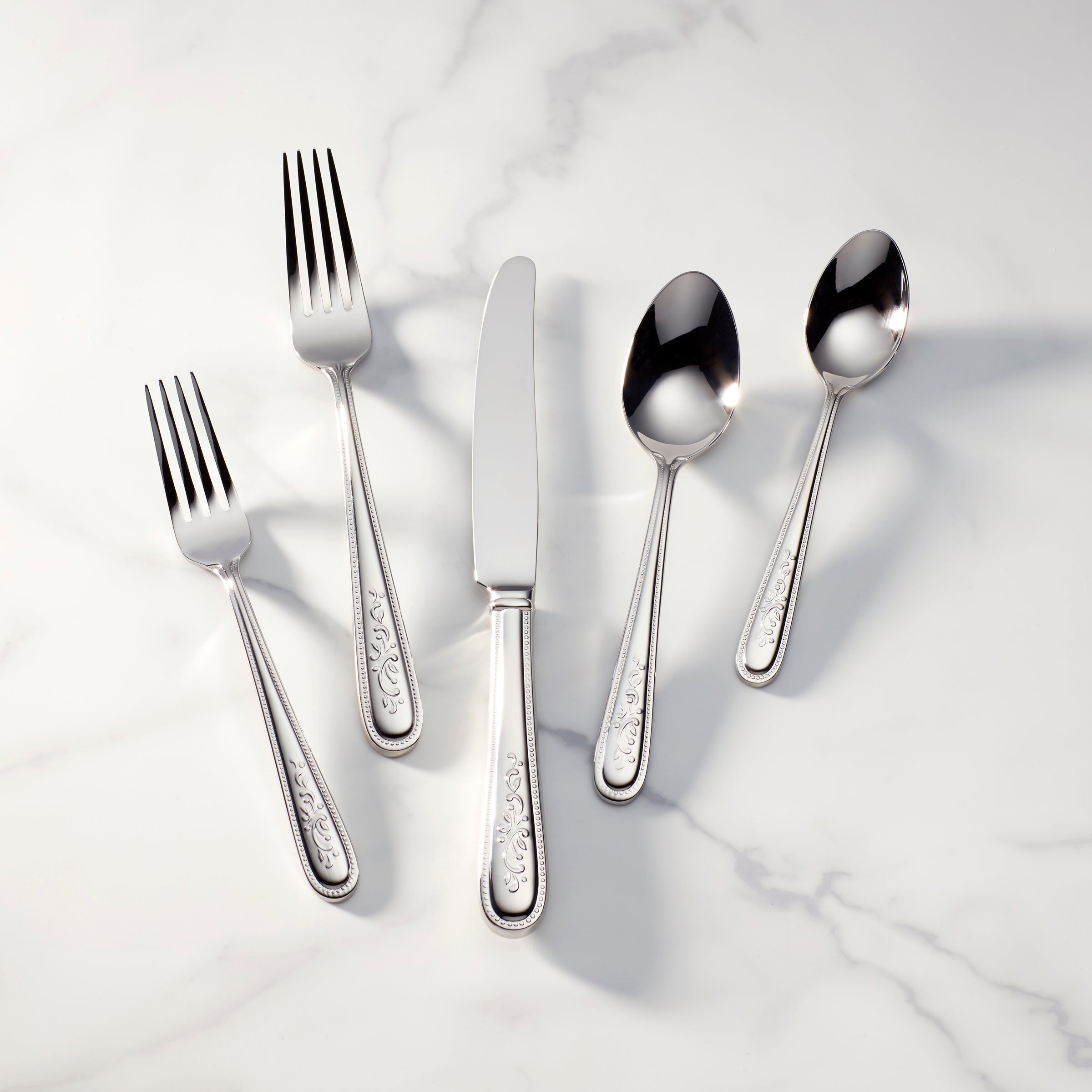 Lenox Premium Opal Innocence 20-Piece Flatware Set