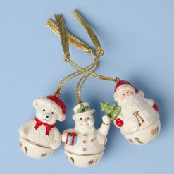 Alternative view of Lenox Premium Jingle Bell Ornaments, Set of 3