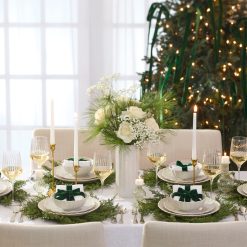 Alternative view of Lenox Premium French Perle Scallop White 12-Piece Dinnerware Set