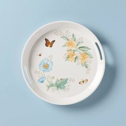Lenox Premium Butterfly Meadow Melamine Round Tray