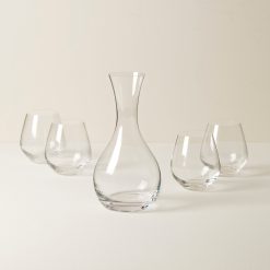 Lenox Premium Tuscany Classics Decanter & Stemless Wine Glass Set