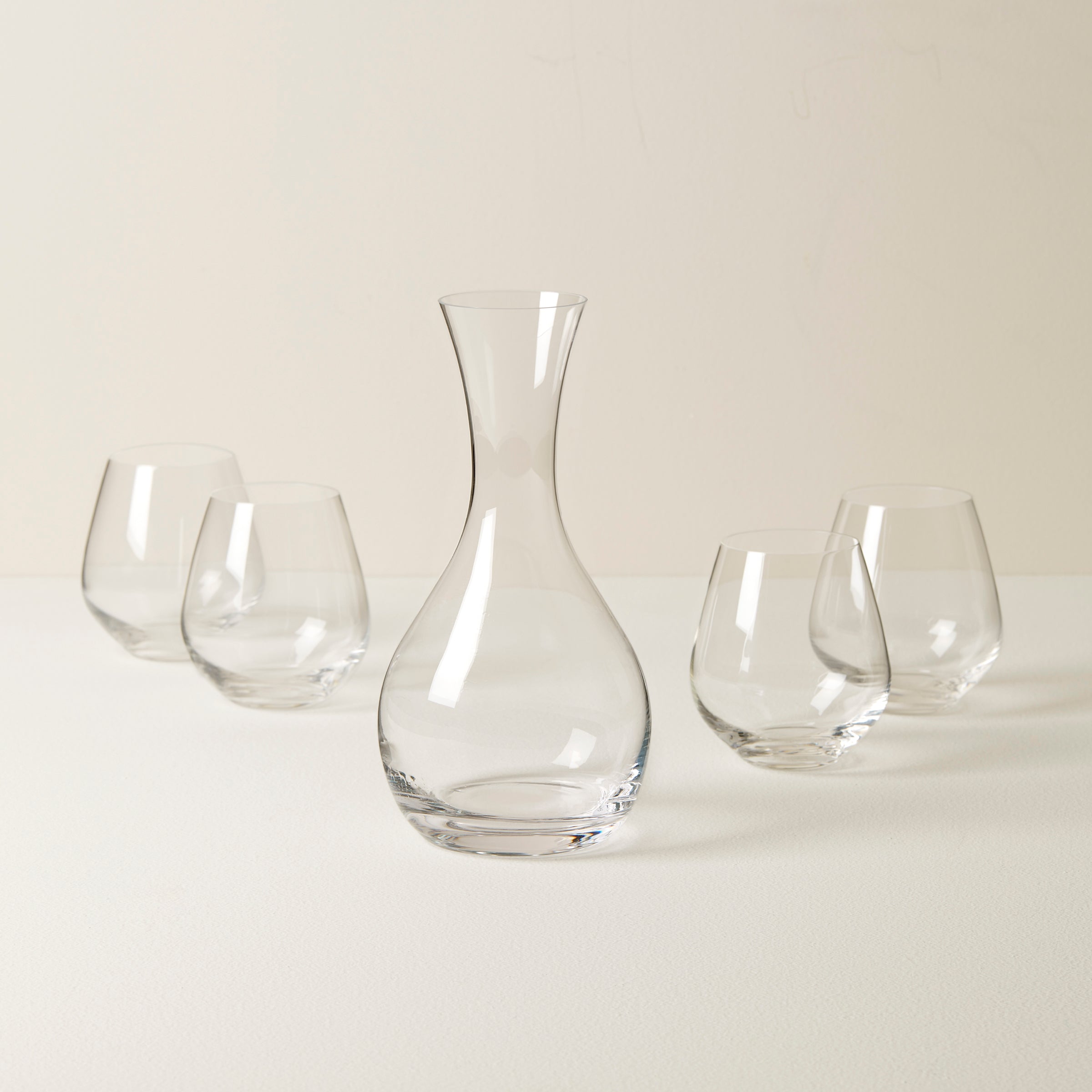 Lenox Premium Tuscany Classics Decanter & Stemless Wine Glass Set