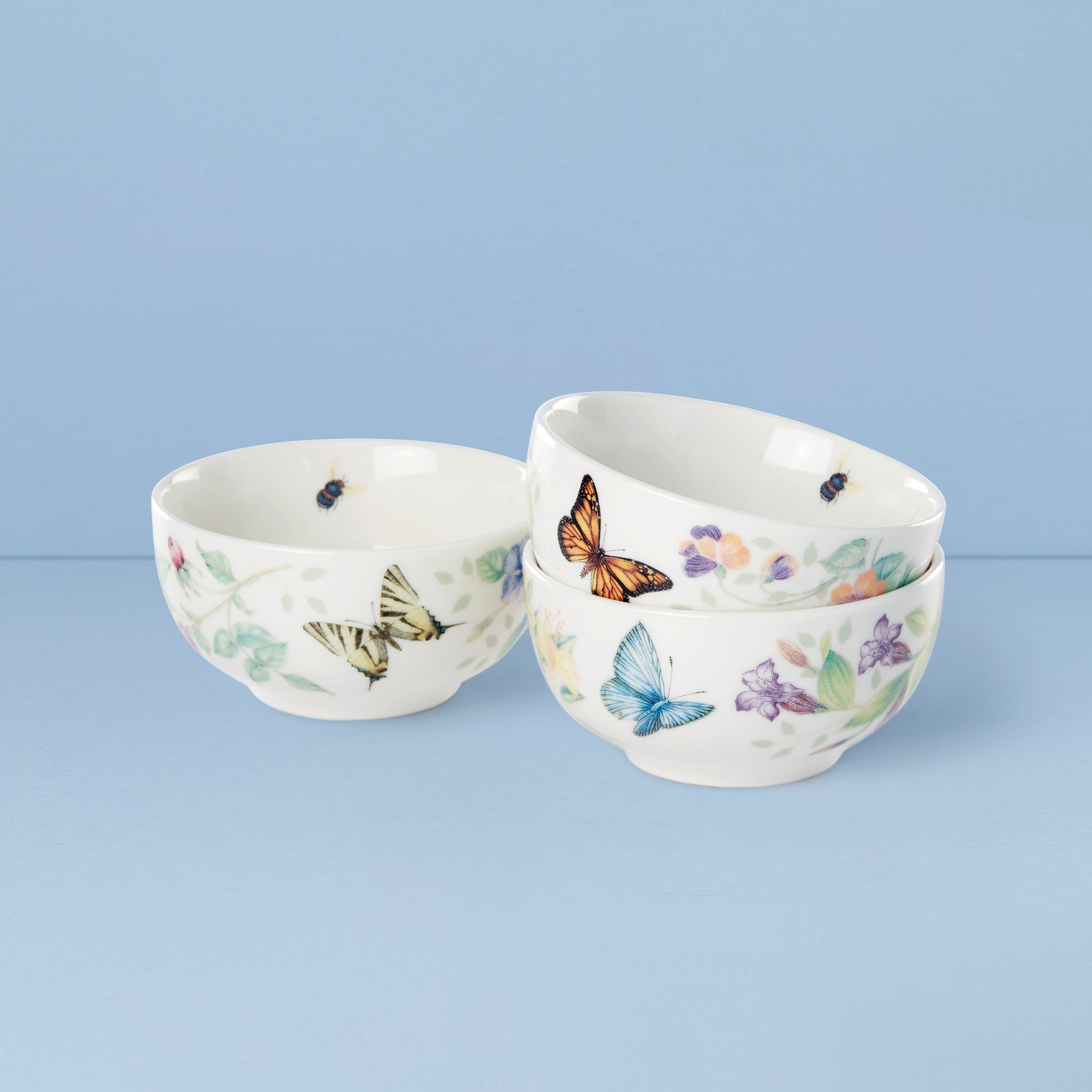 Lenox Premium Butterfly Meadow Mini Bowls, Set of 3