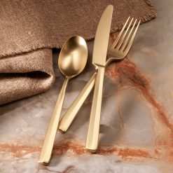 Alternative view of Lenox Premium Ryder Champagne Satin 20-Piece Flatware Set