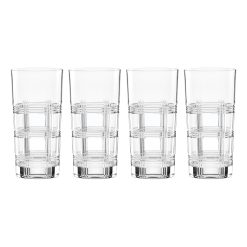 Lenox Premium Hudson Crystal Highball Glasses, Set of 4
