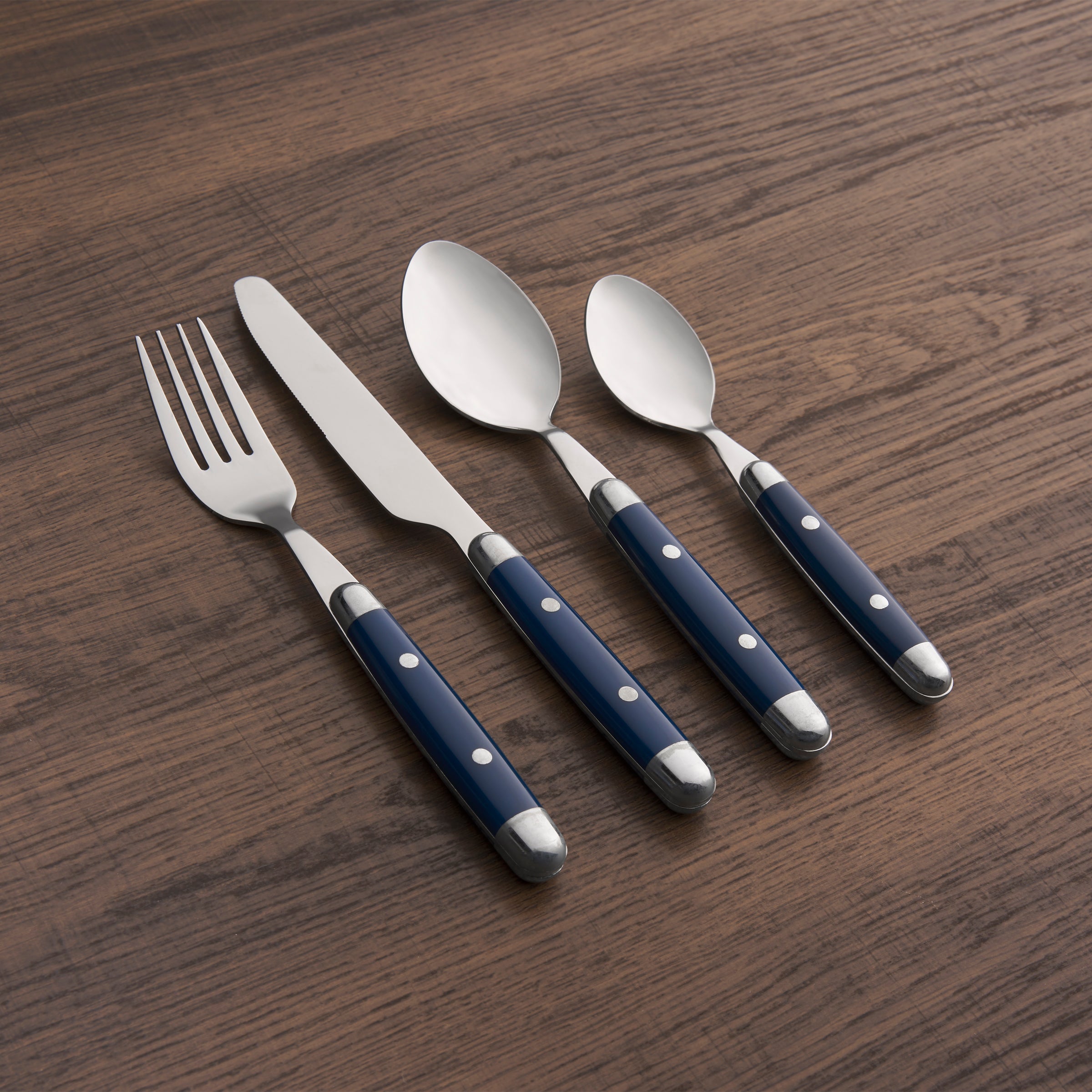 Lenox Premium Jubilee Blue 16-Piece Flatware Set - Image 3