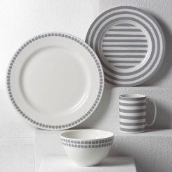 Lenox Premium Charlotte Street Grey North 4-Piece Place Setting