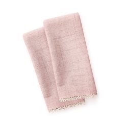 Lenox Premium French Perle Blush Dinner Napkins, Set of 2