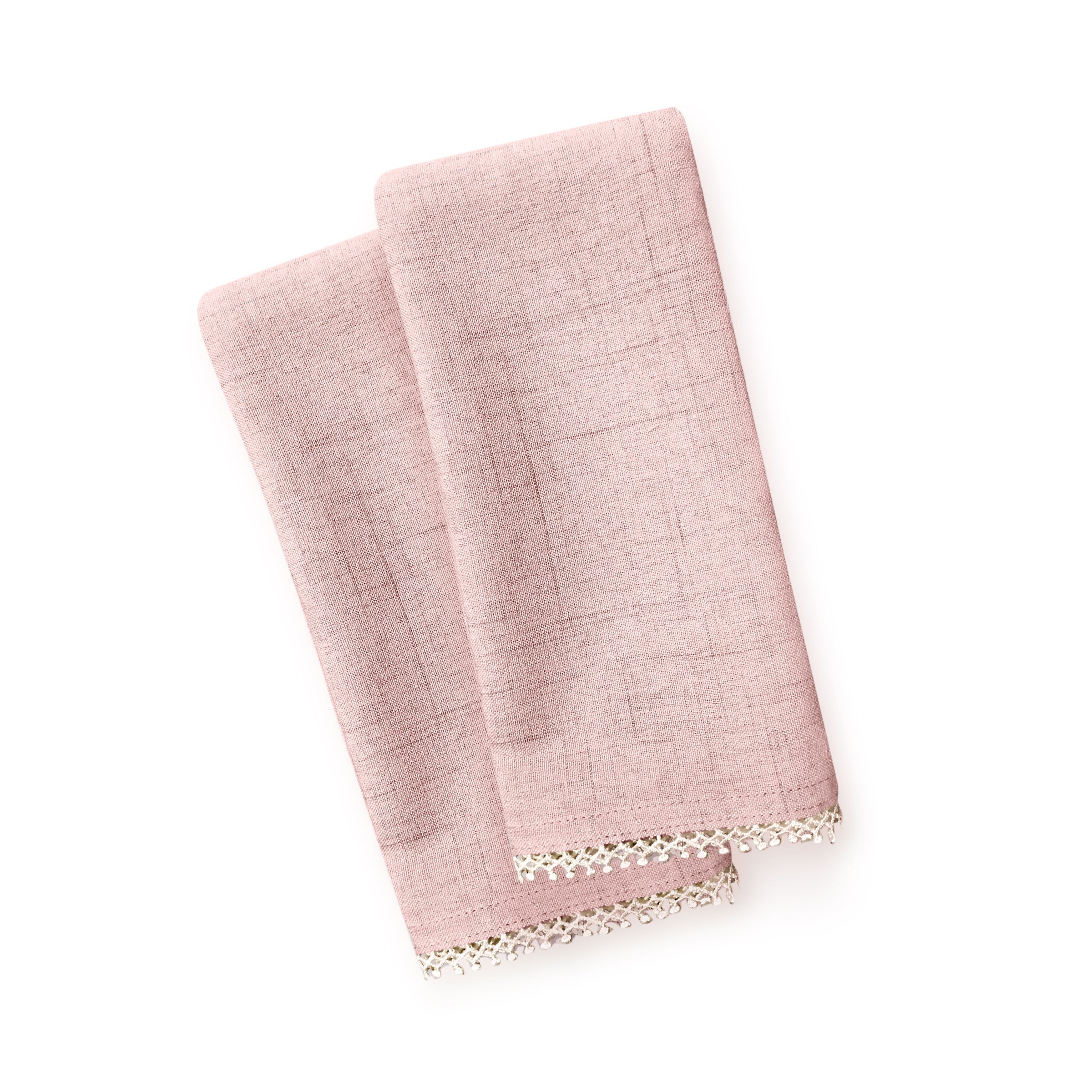 Lenox Premium French Perle Blush Dinner Napkins, Set of 2