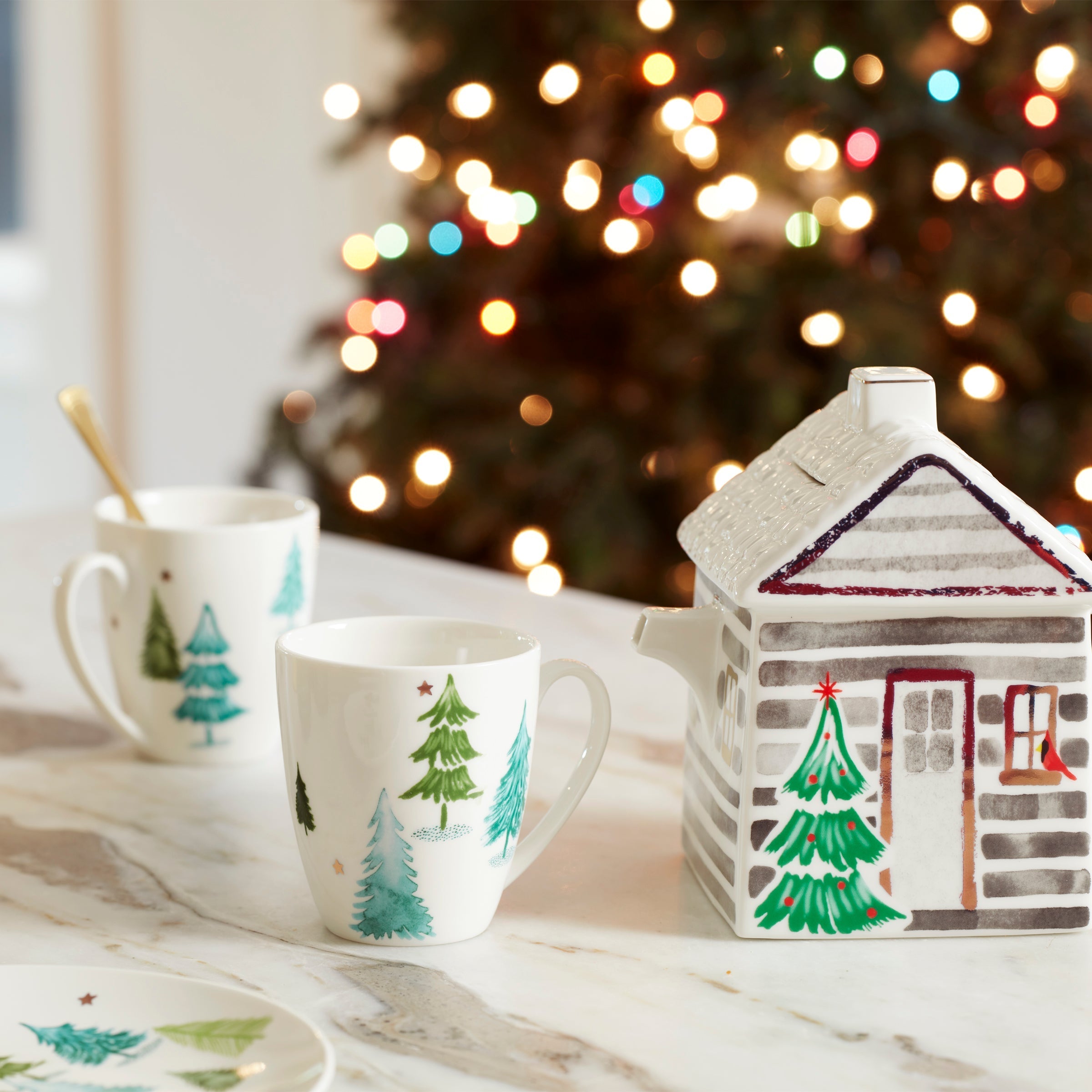 Lenox Premium Balsam Lane Mugs, Set of 4 - Image 3