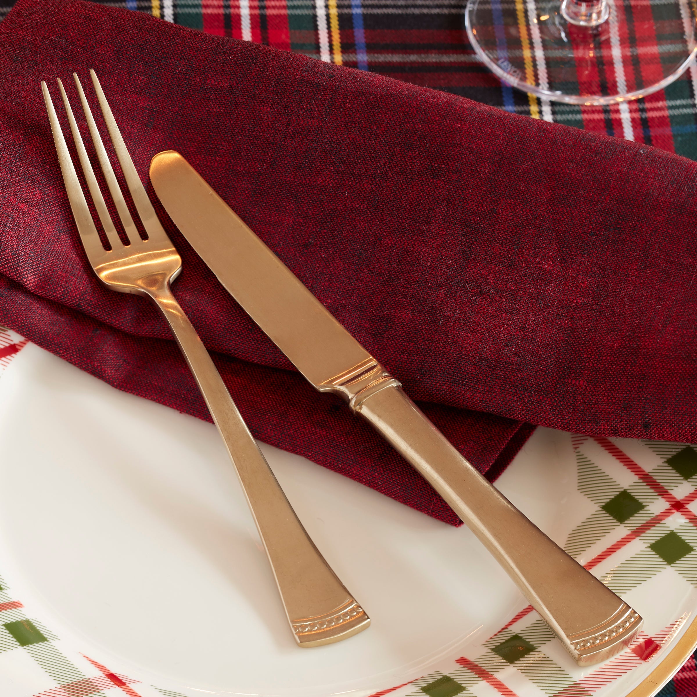 Lenox Premium Portola Gold Satin 20-Piece Flatware Set - Image 6