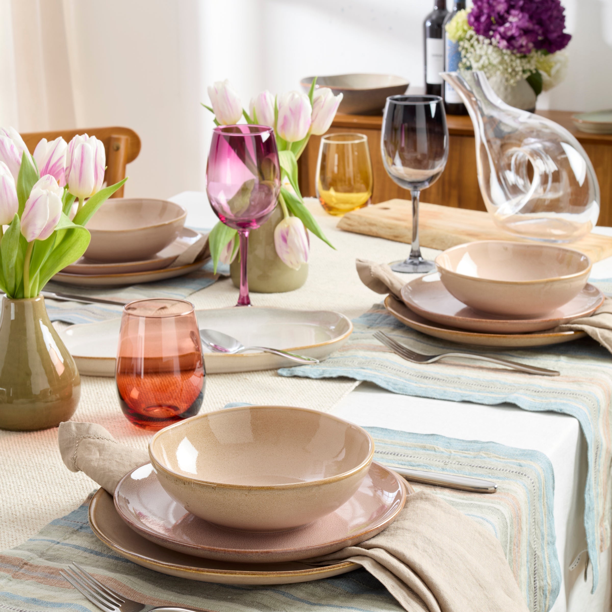 Lenox Premium Organic Shades Clay 12-Piece Dinnerware Set - Image 3