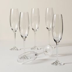 Lenox Premium Tuscany Classics Champagne Flute Glasses, Set of 6