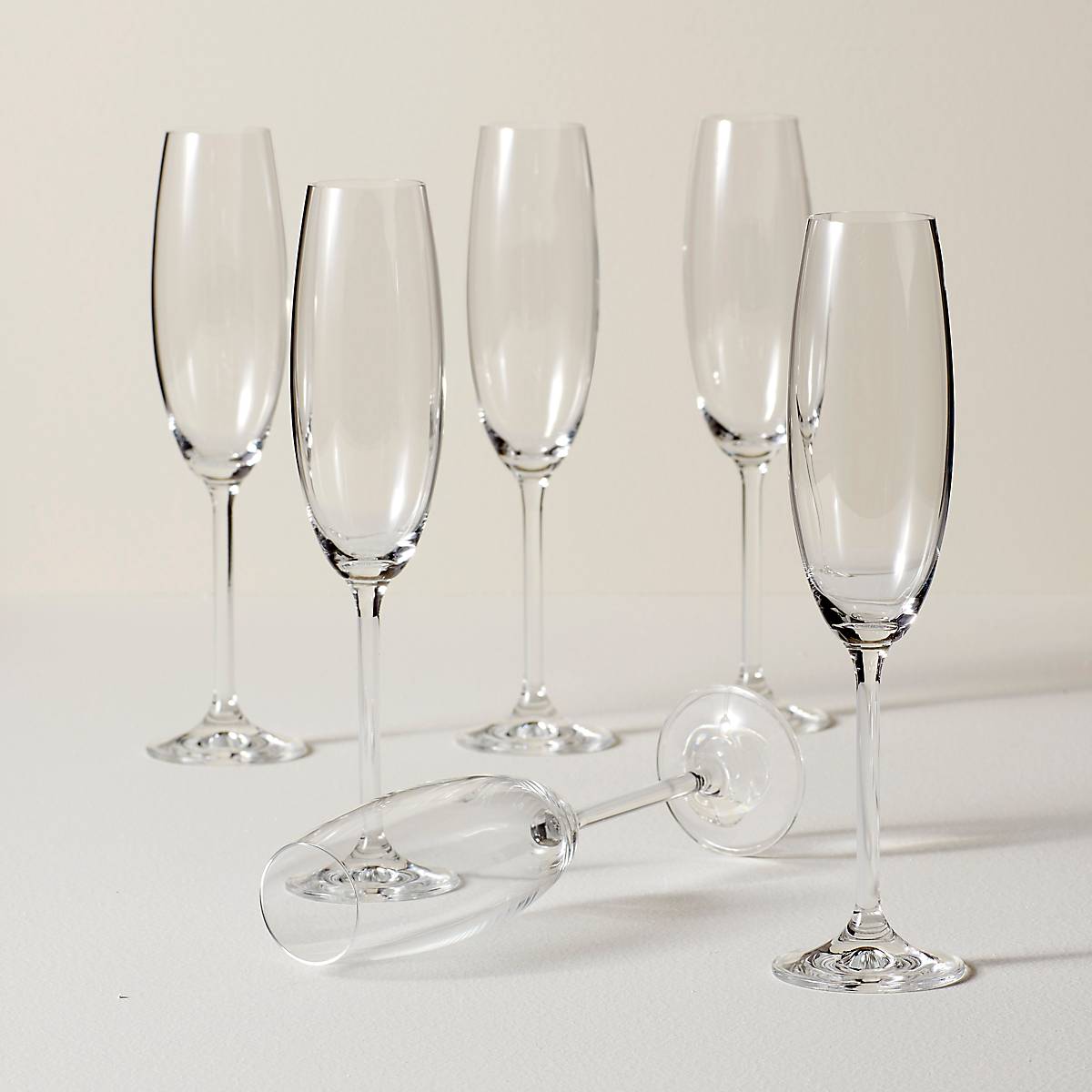 Lenox Premium Tuscany Classics Champagne Flute Glasses, Set of 6