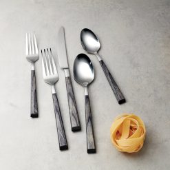 Alternative view of Lenox Premium Coronado Charcoal 5-Piece Place Setting