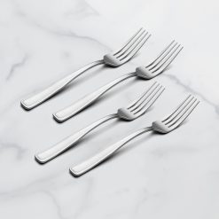 Lenox Premium Reid Satin Dinner Forks, Set of 4