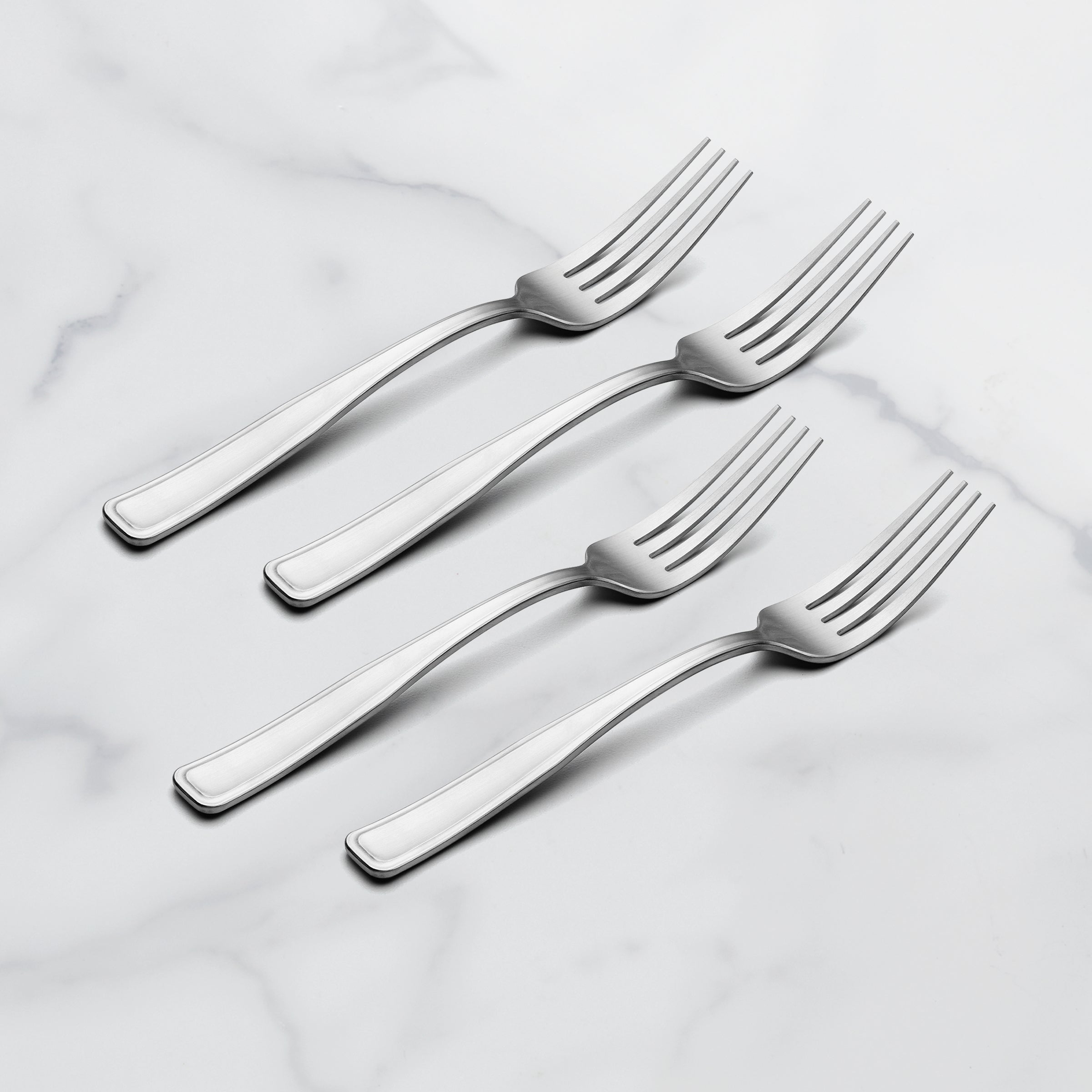 Lenox Premium Reid Satin Dinner Forks, Set of 4