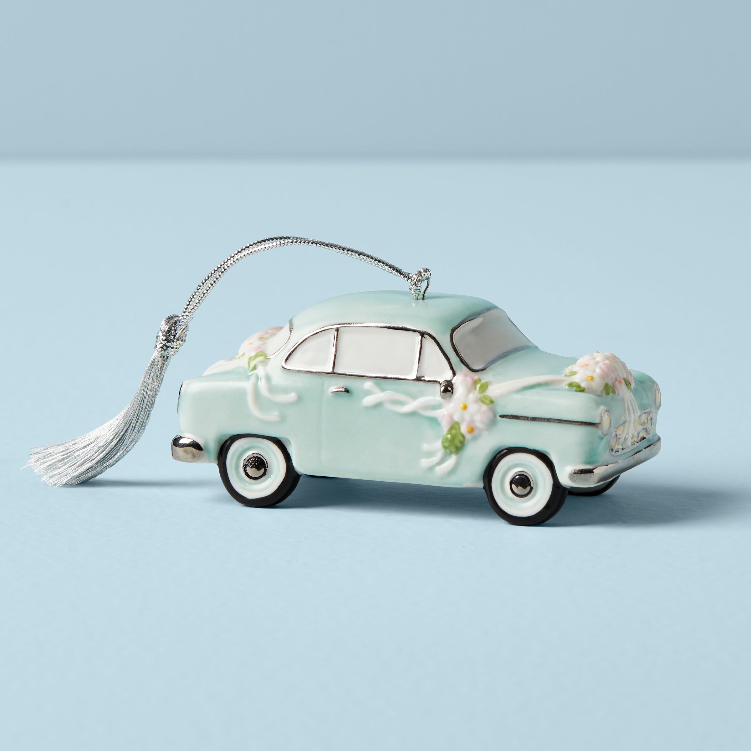 Lenox Premium Personalized Just Married Car Ornament - Image 2