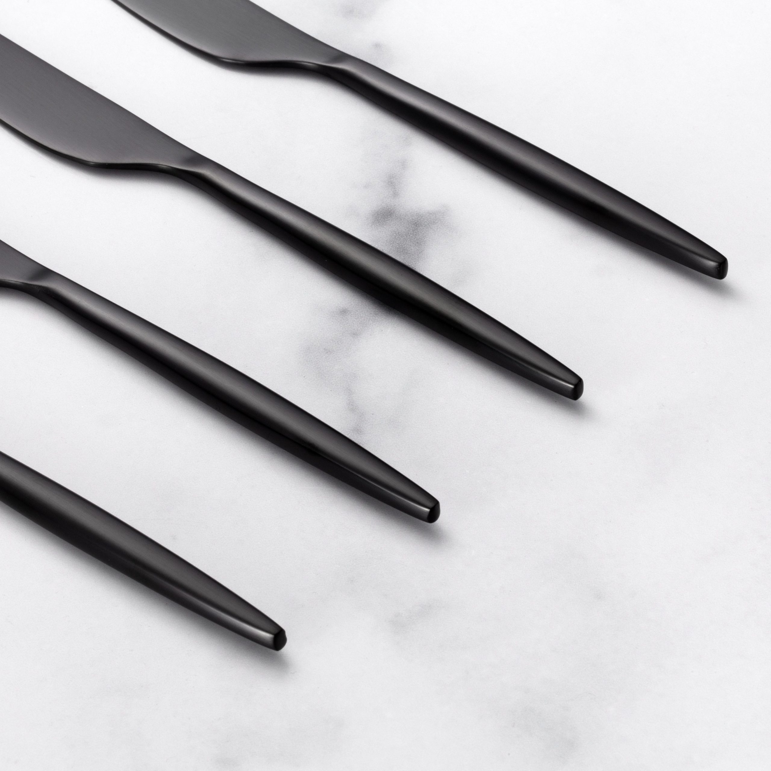 Lenox Premium Gaze Black Satin Spreaders, Set of 4 - Image 3