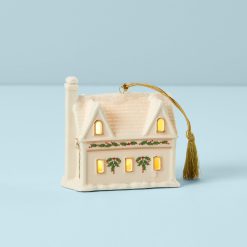 Alternative view of Lenox Premium Christmas Village Toy Shop Lit Ornament