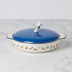 Lenox Premium Chef Snoopy Covered Casserole Dish