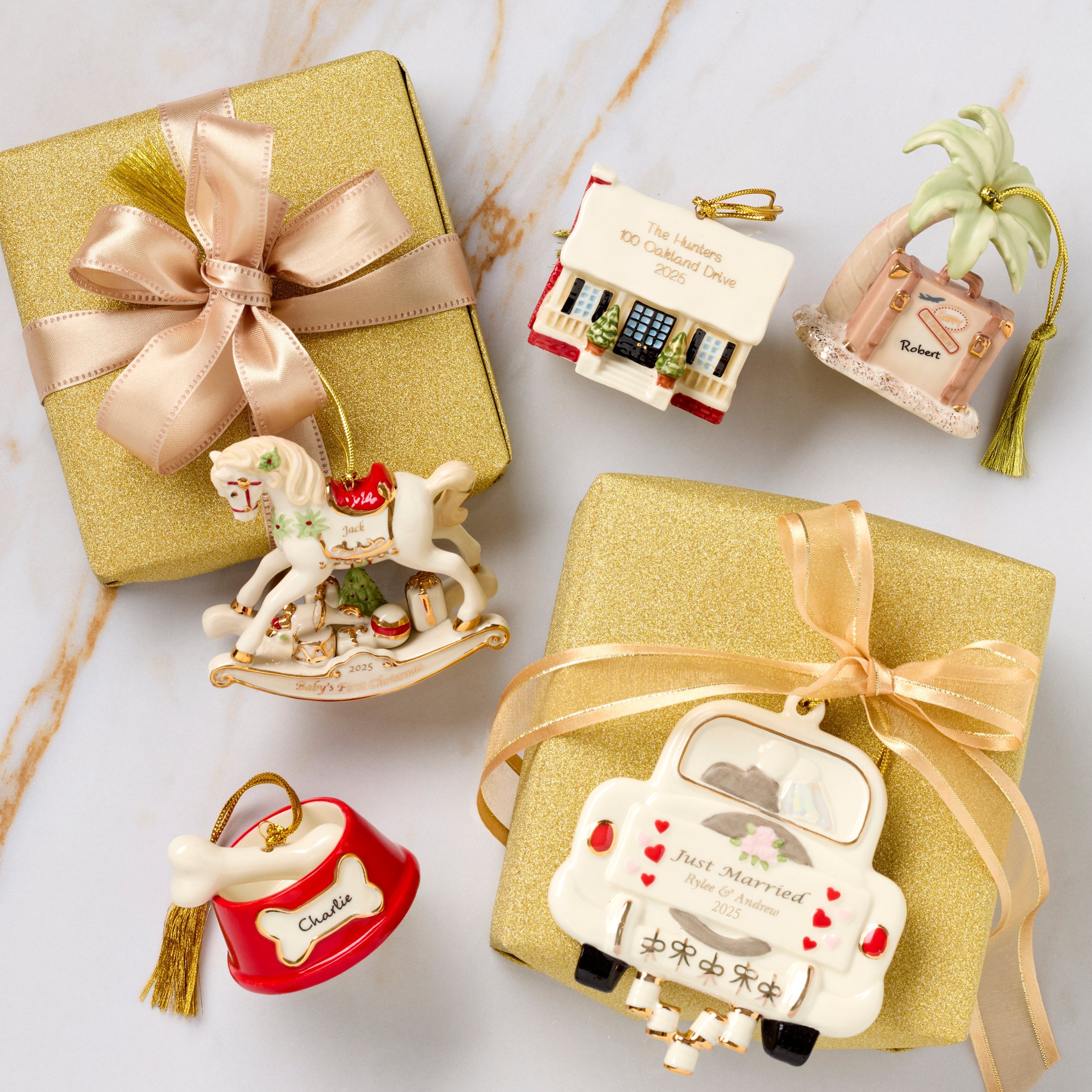 Lenox Premium Personalized Rocking Horse Ornament - Image 3