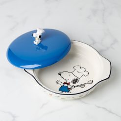 Alternative view of Lenox Premium Chef Snoopy Covered Casserole Dish