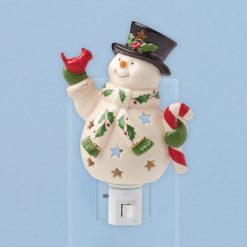 Alternative view of Lenox Premium Happy Holly Days Snowman Night Light