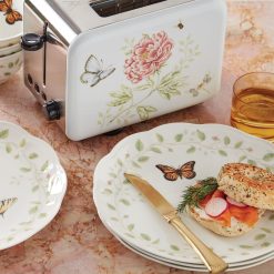 Alternative view of Lenox Premium Butterfly Meadow Vines Dinner Plates, Set of 4