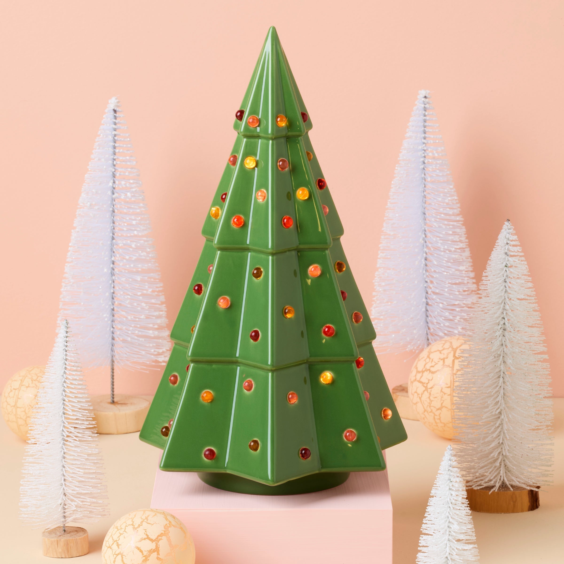 Lenox Premium Evergreen Large Lit Tree Figurine - Image 5