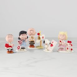 Lenox Premium Peanuts 5-Piece Valentine's Figurine Set