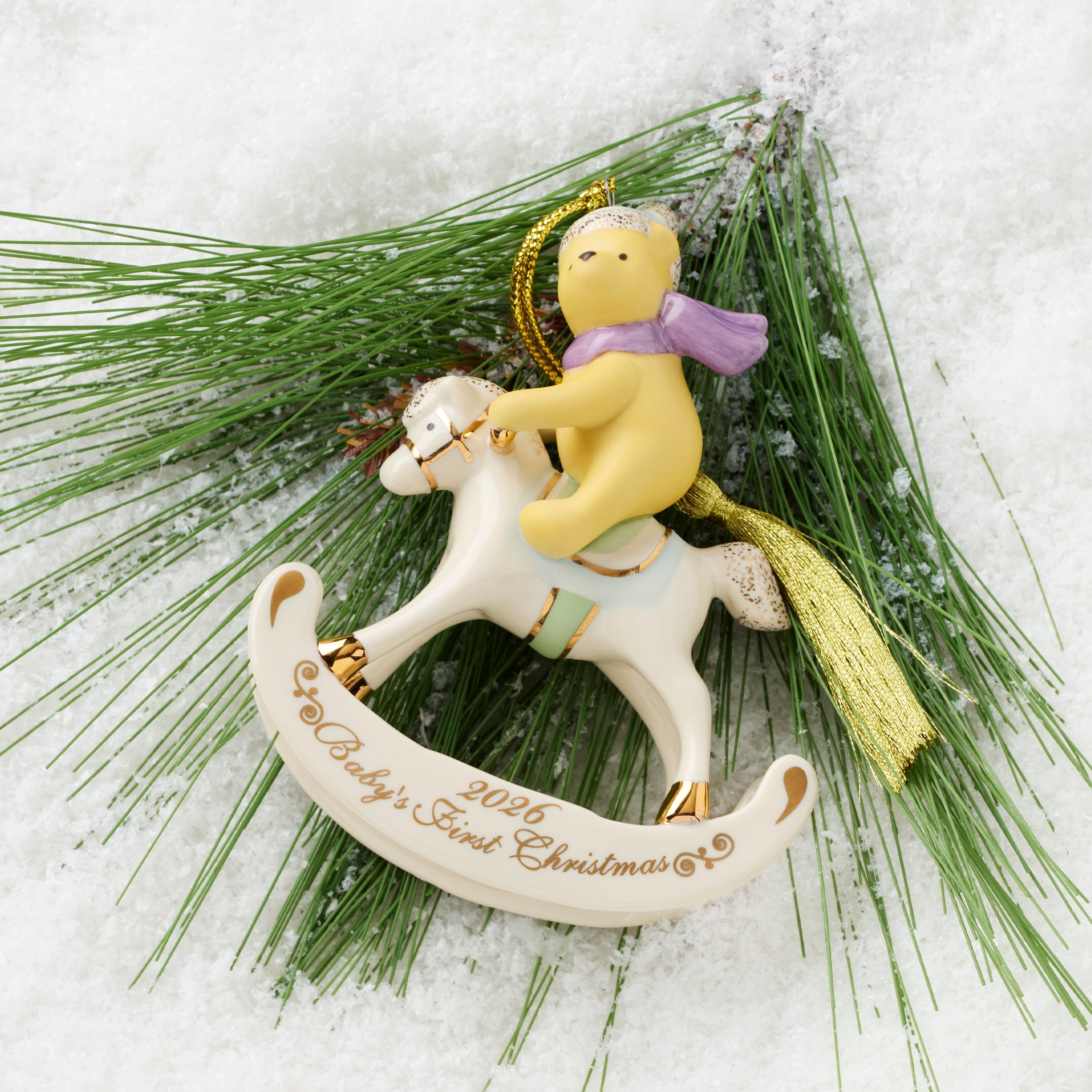 Lenox Premium 2026 Winnie The Pooh Babys 1st Christmas Ornament - Image 2