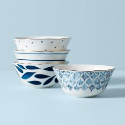 Lenox Premium Blue Bay All-Purpose Bowls, Set of 4