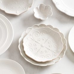 Alternative view of Lenox Premium French Perle White 4-Piece Dessert Set