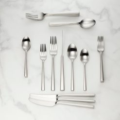 Alternative view of Lenox Premium Malmo Satin 20-Piece Flatware Set