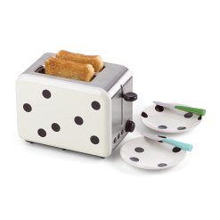 Alternative view of Lenox Premium Deco Dot 2-Slice Toaster