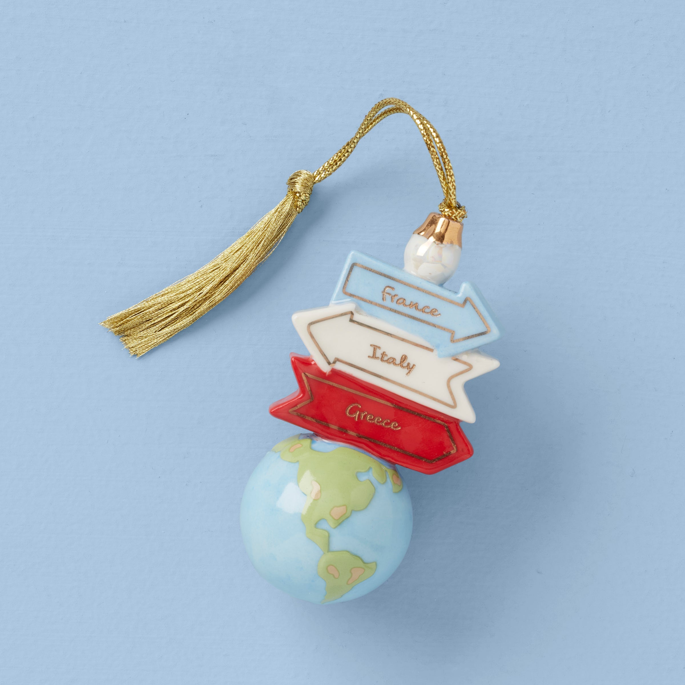 Lenox Premium Personalized Travel Ornament