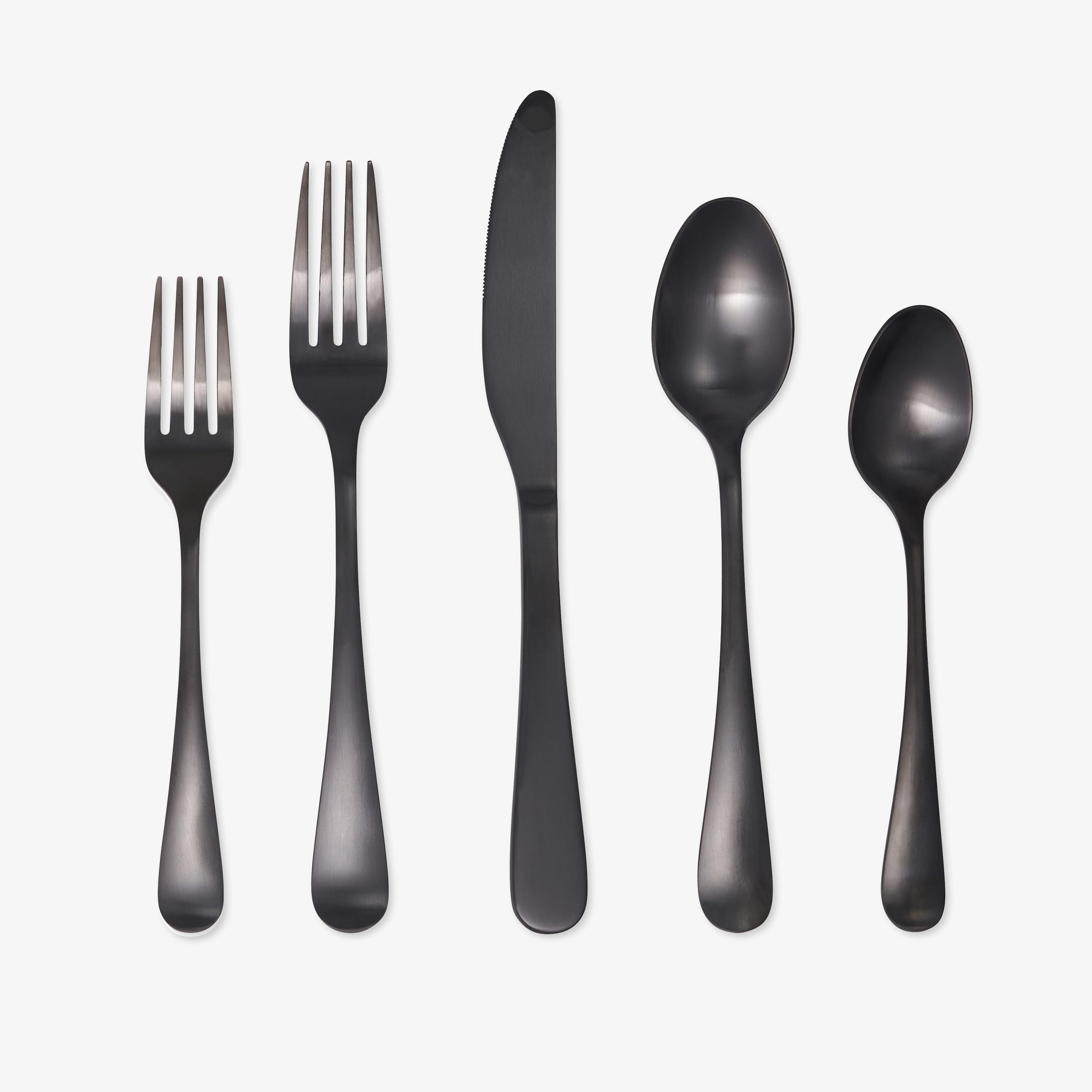 Lenox Premium Rhiannon Black Satin 20-Piece Flatware Set - Image 3