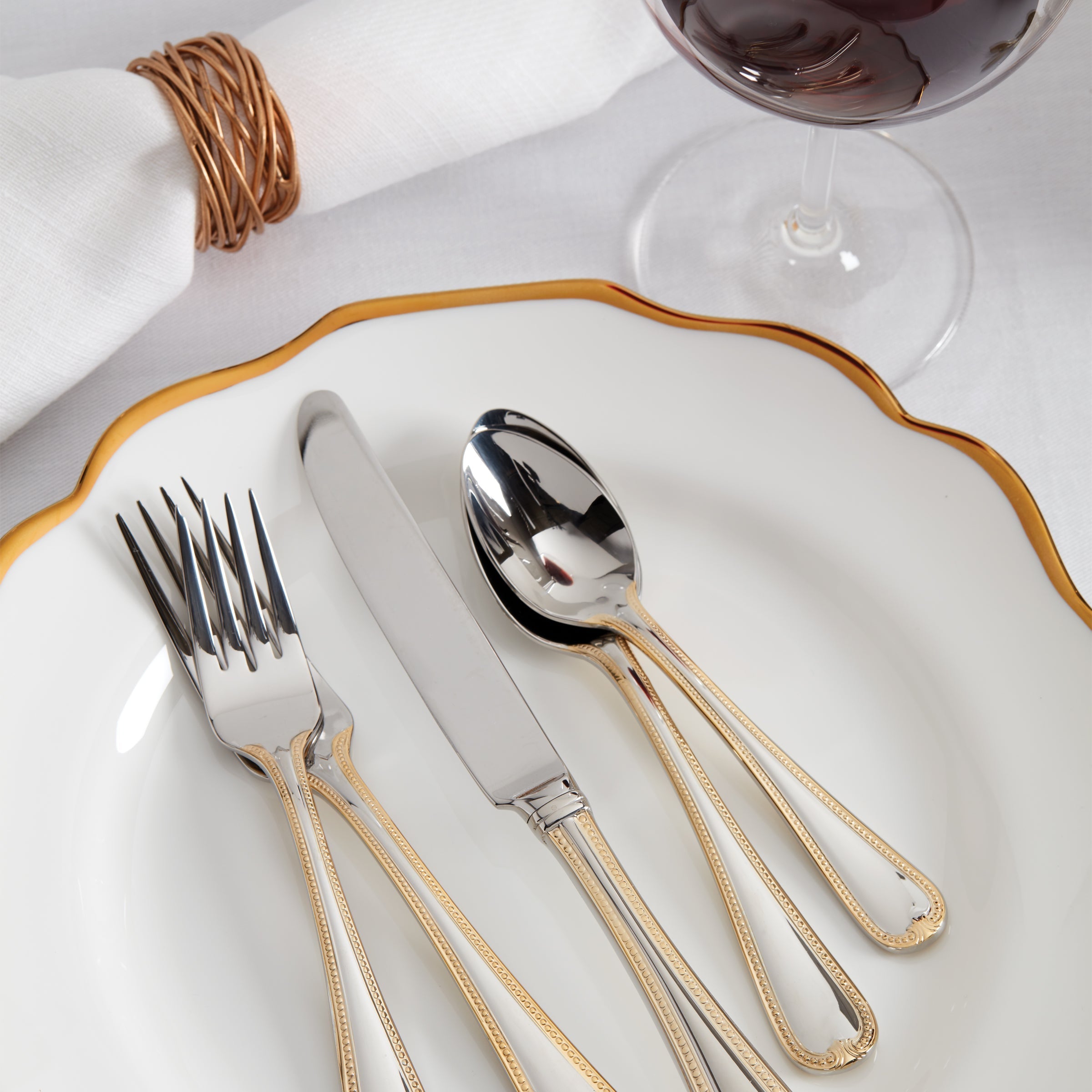 Lenox Premium Vintage Jewel Gold 5-Piece Place Setting - Image 3