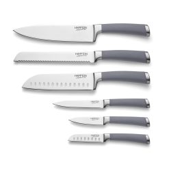 Alternative view of Lenox Premium Beton 7-Piece Cutlery Block Set