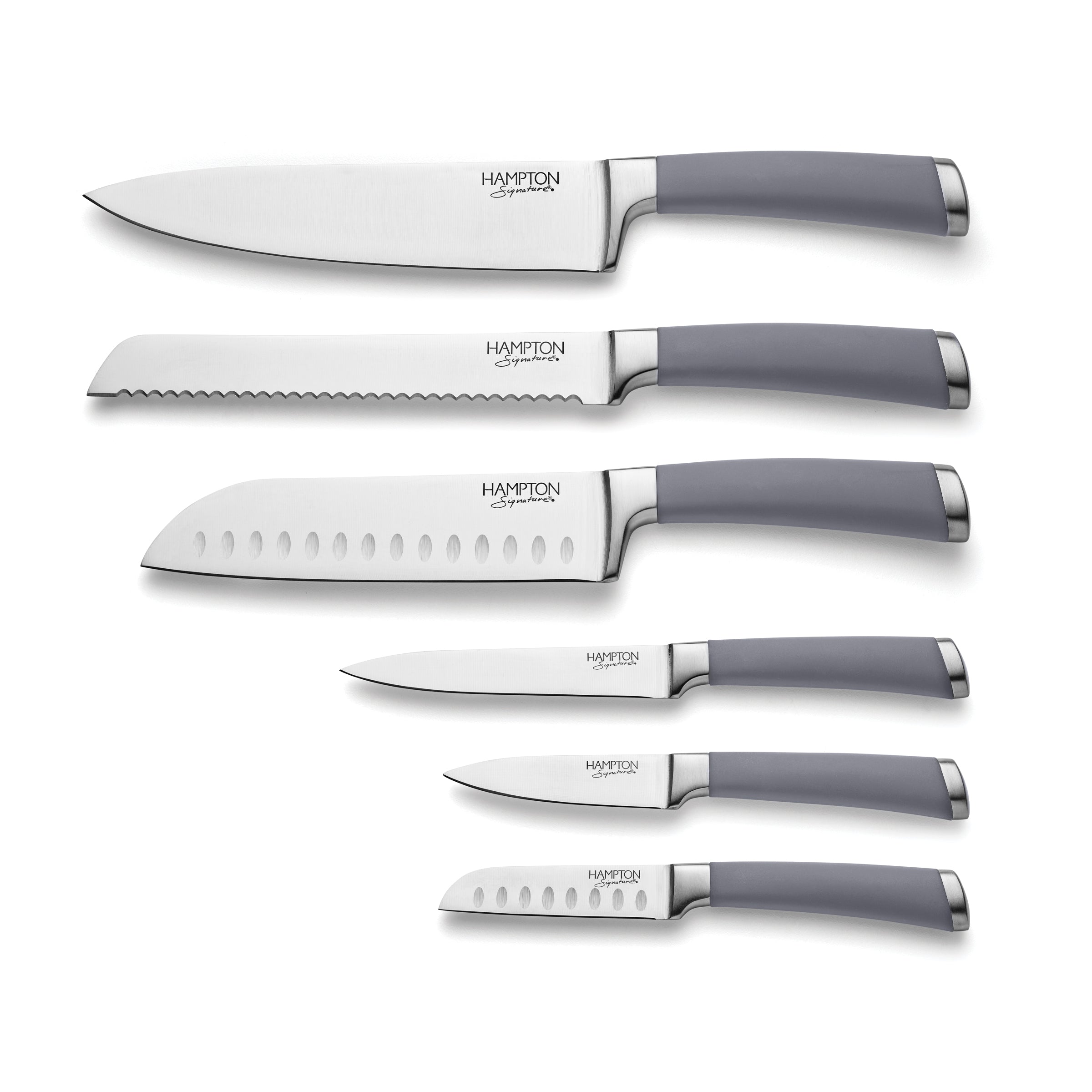 Lenox Premium Beton 7-Piece Cutlery Block Set - Image 2
