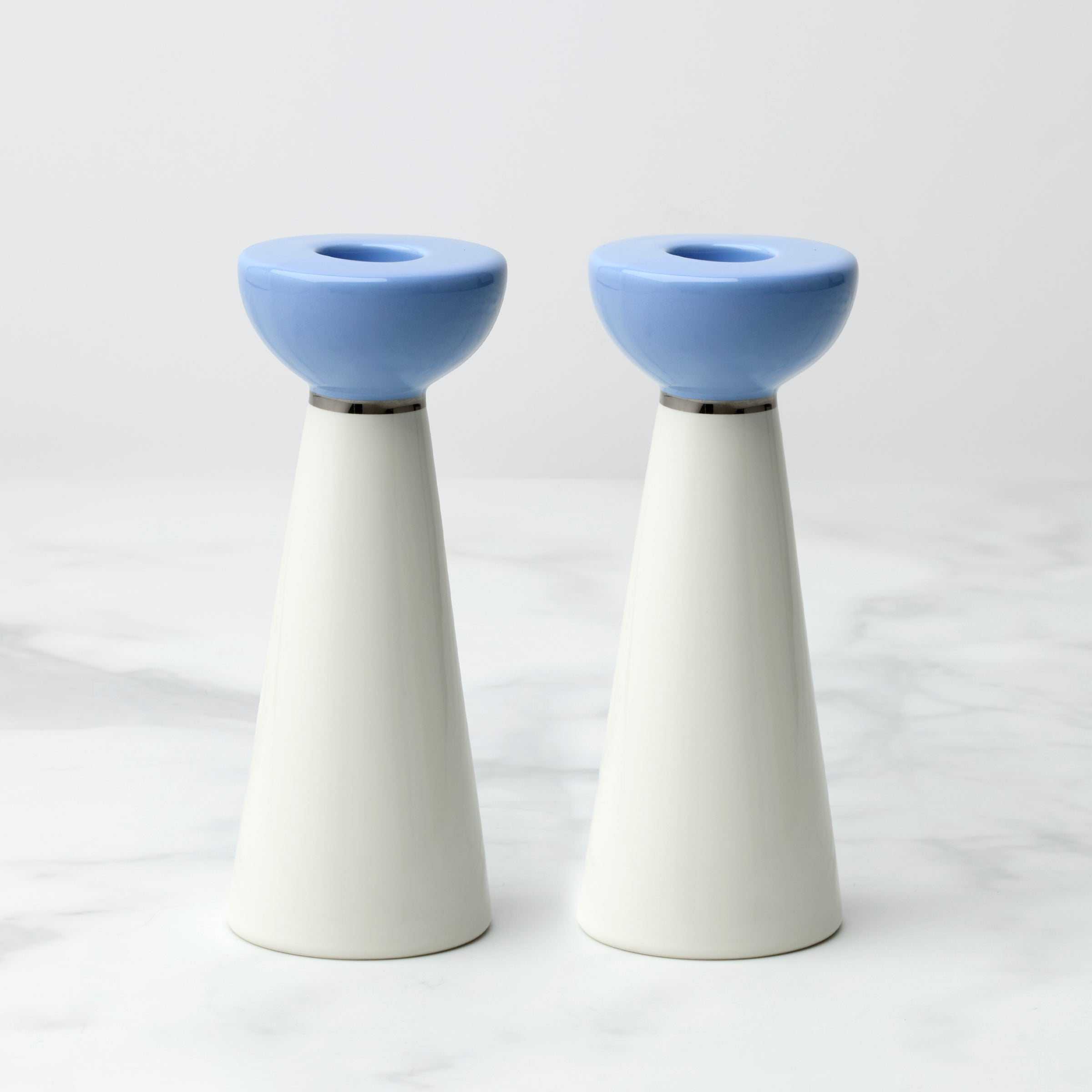 Lenox Premium Oak Street Candlestick Holders, Set of 2